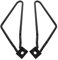 Satteltaschenhalterung Motorrad Satteltaschen 1 Paar Halterungen Halterung XL883/1200 HD1450/1584(schwarz) Satteltaschenhalterung,