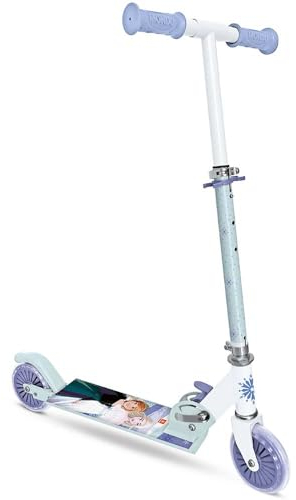 Mondo Toys - Alu Scooter FROZEN - Patinete infantil de aluminio de 2 ruedas - Manillar regulable - 28683