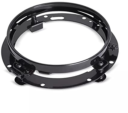 Montagering 7 Scheinwerfer für Harley Davidson Road King 94-13 schwarz