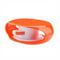 Organizer automatico per cavi per cuffie, custodia per avvolgicavo, resistente e flessibile, custodia per supporto per linea dati per cuffie con linea di ricarica (arancione)