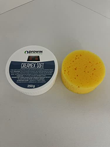 proWIN CREAMEX Soft (ehemals Powercreme) 250g + Schwämmchen 8cm NEU Set