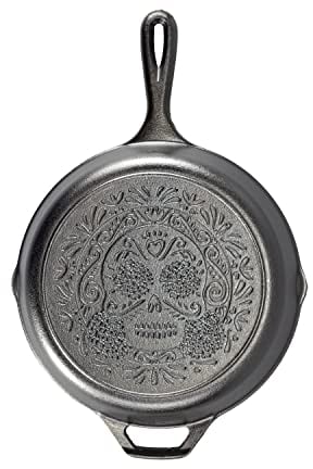 Lodge Seasoned Gusseisen-Zucker-Totenkopf-Pfanne, 26 cm