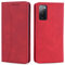 OKZone Kompatibel mit Samsung Galaxy S20 FE Hülle, Magnet Leder Tasche Handyhülle, Kartenfächer Samsung Galaxy S20 FE Schutzhülle, [Premium PU Leder] Flip Klappbare Magnetische Standfunktion (Rot)