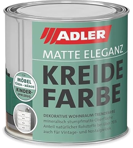 ADLER Kreidefarbe AS 18/2 Wanderkarte 375ml Grün | Möbel, matt, shabby chic