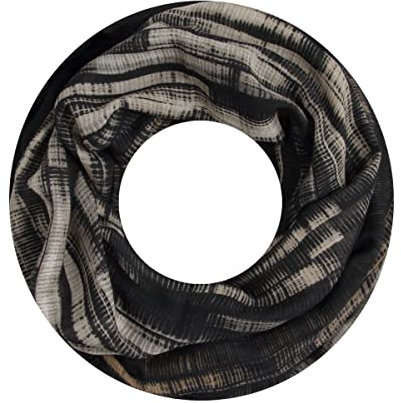 Majea Damen Loop Schal Schlauchschal Halstuch (880027) (braun 7)