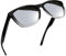 Joopin Lunettes de Soleil Homme Femme Polarisées Lunettes de Soleil Miroir Conduite Classique Rétro Anti Réflet Ultra Légère Protecton UV400 Dégradé Noir Argenté