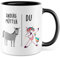 Tasse Mutter Geschenk Andere Mütter - Du, Kaffeetasse Mama Geschenk für Frauen Schwangerschaft Baby, Geschenkidee Freundin Frau Kind Geburtstag Muttertag Weihnachten Kaffee-Becher (Weiß/Schwarz)