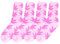 MFAZ Morefaz Ltd Set 2x Baumwollsocken Marihuana Cannabis Weed Rasta Socken Herren Damen (Standard, Pink-Pink)