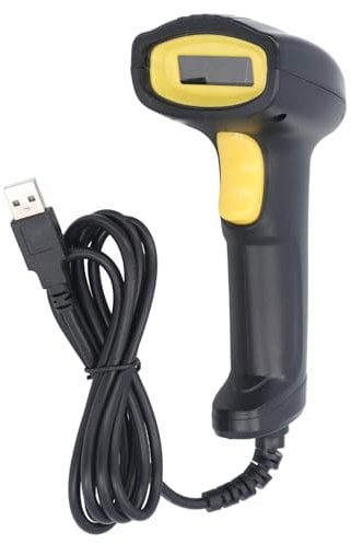 Handheld Barcode Scanner, USB - Wired 1D 2D QR Code Scanner, USB Kabelgebundener Barcodes Imager für Mobile Zahlung PC Bildschirm Scan