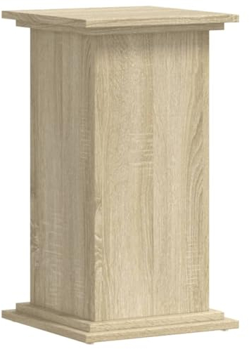vidaXL Plant Stand Pot Holder - Engineered Wood Plant Holder - Stable & Durable Shelf - Sonoma Oak Finish - 33x33x60 cm