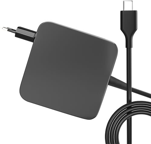 Caricatore USB C 65W, Caricatore per notebook per ASUS ZenBook 13 14 Chromebook ASUS C433 C214m, Huawei Matebook D15 D14 E, HP DELL XPS Acer Chromebook Charger USB C Caricabatterie PC