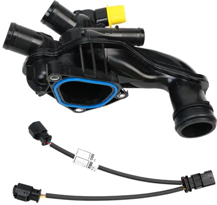 Anlseiod 170321 Thermostat Kühlmittel Gehäuse für Berlingo 2, C3 2 Picasso, C3 2, C4 2, DS3;für 207, 308 I, 208 I, Partner 2, 2008 I 9808646980