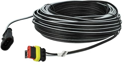 vhbw Low Voltage Cable compatible with Gardena SILENO R100Li (2016), City, Minimo, Life, Plus Robotic Lawn Mower - Transformer Lead, 30 m