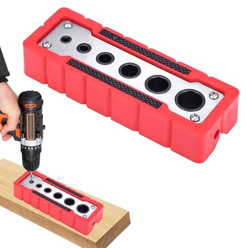 Drill Guide for Carpentry,2/4/6/8/10/12mm Drill Guide for Vertical Hole Drilling,Angle Drill Guide,Drill Block,Drill Guide Carpentry,Drill Guide for Drilling and Grinding Wood and Plastics