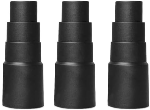 3 PCS Universal Vacuum Adapter, Vacuum Clearner Adapter for Power Tools, Sander Dust Extraction Hose Adaptor for Makita Random Orbital Sander, Jigsaw, Circular Saw Reducer