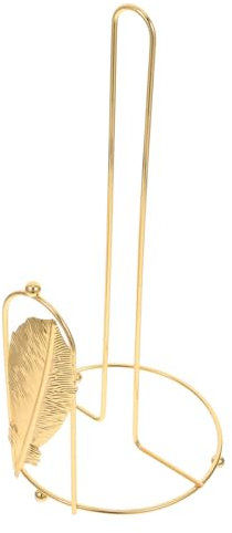 Porte-Serviettes Design Support Décoratif Plume pour Essuie-Tout sur Comptoir Accessoire Vintage pour Cuisine et Salle de Bain