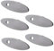 5Pcs Regolazione MTB Bicicletta Pastiglie Freno Disco Rotore Allineamento Strumento Distanziale Assistente di Montaggio Kit di Riparazione Bici