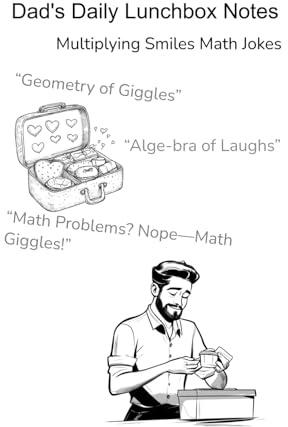 Dad's Daily Lunchbox Notes: Fun Math Facts, Jokes & Encouragement for Kids: Tear-Out Notes with Math Riddles, Silly Jokes, and Positive Messages for School Lunches
