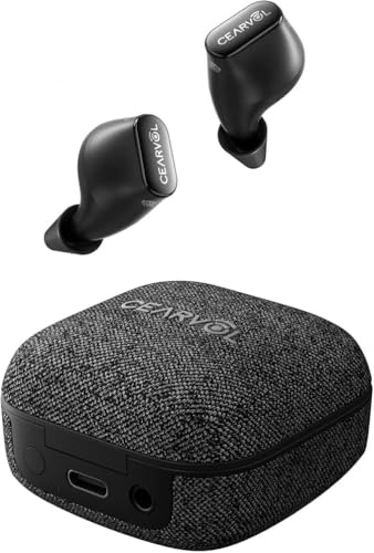 Cearvol-Wave Lite Soundgerät für Senioren, bis zu 40 dB Verstärkung, DNN/KI Sprachfokus, AFC gegen Rückkopplung, Bluetooth Dual, AUX-IN für TV & Alltag (Mitternach)