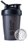 BlenderBottle Classic Loop Shaker cup / Diet Shaker / Protein Shaker with Blenderball 590ml capacity, scales - Fashion Black, 20oz / 590ml