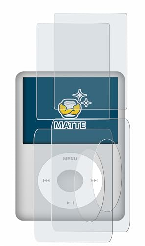BROTECT Entspiegelungs-Schutzfolie für Apple iPod Classic (Display+Rückseite, 5.5 Gen.) (2 Stück) Matte Displayschutz-Folie, Anti-Fingerprint