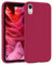 EAZY CASE custodia per cellulare in silicone premium compatibile con iPhone XR con protezione della fotocamera e rivestimento interno custodia protettiva bumper in Moretto