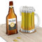 papercrush® Biglietto pop up con birra - Biglietto auguri compleanno 3D divertente per uomo (amico, marito, fratello, zio), Biglietto d'auguri 18 anni con boccale di birra, Carta regalo festa del papà