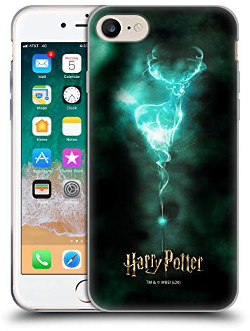 Head Case Designs Offizielle Harry Potter Stag Expecto Patronum Deathly Hallows XXXV Soft Gel Handyhülle Hülle kompatibel mit Apple iPhone 7/8 / SE 2020 & 2022