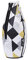 GRÄWE Housse de Bouteille en néoprène Compatible avec Les Bouteilles en Verre Sodastream Blanc/Noir/Beige