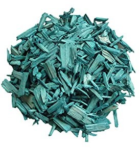 mamikatou Copeaux de Bois paillage Deco Turquoise en 5L
