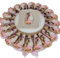 Torta bomboniere Comunione Femmina Completa di Confetti, bigliettino e 20 Calamite Bimba (Comunione Femmina calamita)