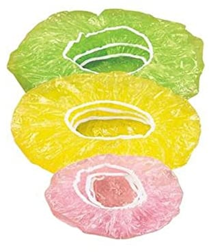 Elastic Food Storage Covers Reusable Stretchable Plastic Wrap Bowl Covers Lid 24PCS Lids