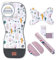 Atmungsaktive Sitzauflage Kinderwagen, Sitzauflage Buggy Sommer, Kinderwagen Zubehör - Universal - Kinderwagen Einlage mit Anti-Schock-Kissen, buggy einlage sommer (4rest)