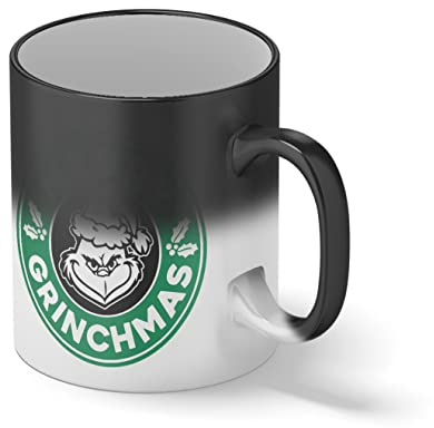 Merry Grinchmas Grinch inspired horror christmas coffee Magie noire tasse à café Mug