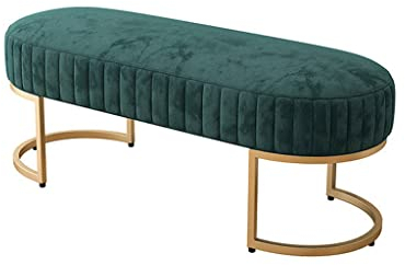 KCVC Ottomane Schuhe Hocker Ottoman Pouf Bank Home Door Dress Hotel Bar Cafe Store Long Sofa Rest Hocker Kid Velvet Soft Vanity Chair Hocker