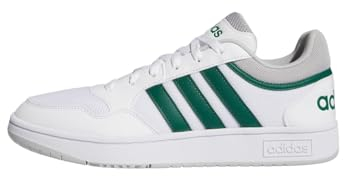 Adidas Herren Hoops 3.0 Summer Shoes, Cloud White/Collegiate Green/Grey, 46 2/3 EU