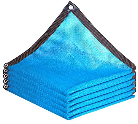 Voiles d'ombrage Tissus Pare-Soleil Protection UV bleu soleil voile plantes succulentes Protection couverture maison abris soleil 85% ombrage jardin serre pare-soleil filet ( Color : Custom size )