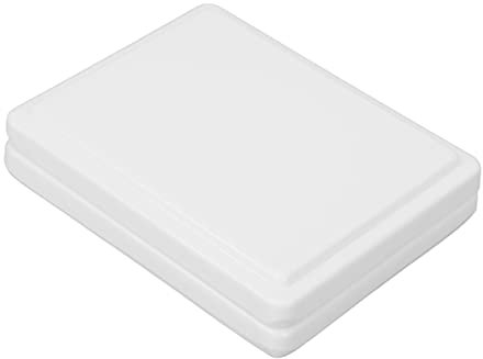 Palette de peinture en céramique, palettes de peinture en céramique 12 puits anti-poussière pratique couleur pure blanche lisse pour artistes pour la maison