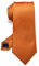 JEMYGINS orange 2 Handgenähte Krawatte for Herren - Arbeit,Party,Vatertag