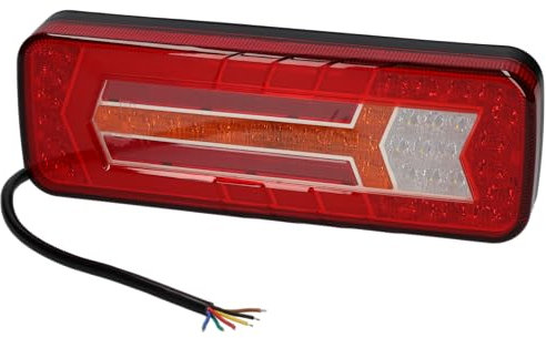 SAMETRUCK LED Heckleuchte Neon dynamischer Blinker Rückleuchte 12V 24V links rechts PKW LKW Anhänger (Heckleuchte LED Neon rechts links dynamischer Blinker 12/24V)