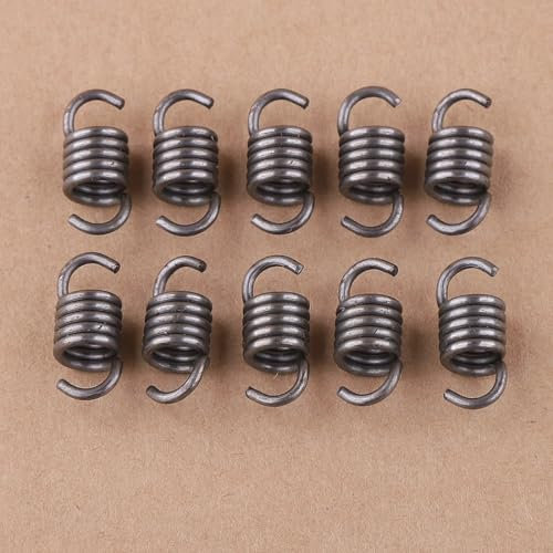 Lot de 10 ressorts d'embrayage compatibles avec tronçonneuse Zenoah Komatsu G2500 25 cc