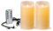 FiiMoo Rechargeable Candles, 2 Pack, USB Charging Candles, Flameless Candles, Battery Operated Candles, Candles with USB Charging Cable for Parties, Halloween, Christmas and Festivals Decoration-10cm