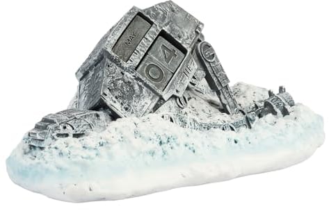 Grupo Erik Ewiger Kalender Star Wars AT-AT Figur - 3D Kalender Tischkalender zum Aufstellen - Dauerkalender - Offizieller Star Wars Fanartikel Büro Deko