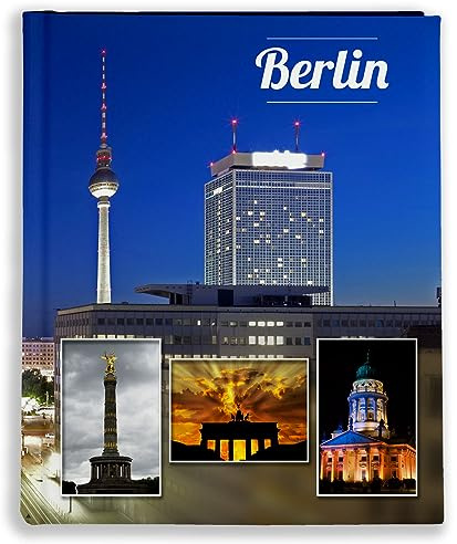Urlaubsfotoalbum: Berlin, Fototasche für Fotos, Taschen-Fotohalter für lose Blätter, Urlaub Berlin, Handgemachte Fotoalbum (10x15 | für 200 Fotos)
