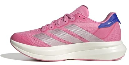 adidas Mujer Duramo Speed 2 Running Shoes, Bliss Pink/Crystal White/Lucid Blue, 40 2/3 EU