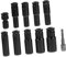 GARVALON 10pc Ratcheting Wrench Set 8-24mm Socket Wrench Set for Lug Nut Removal Complete Auto Mechanical Tool Kit