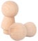 TOYANDONA 1 Satz Puppe Mit Großem Kopf Marionette Fingerpuppen Bastelset Basteln Für Bastelmaterial Für Diy-zubehör Puppenmalerei Diy Zubehör Hölzern 2 Stück
