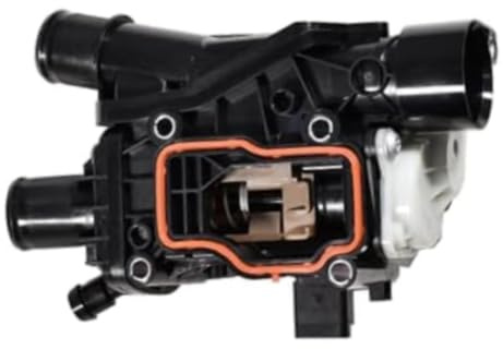Vectzeta Thermostat Housing with Sensor Compatible with, for Ford 2.0 Tdci, for Peugeot 308 508 Boxer Expert, for Citroen C4 C5 Bluehdi, for Oil Coolant Replacement 9804160380 Coolant Outlet