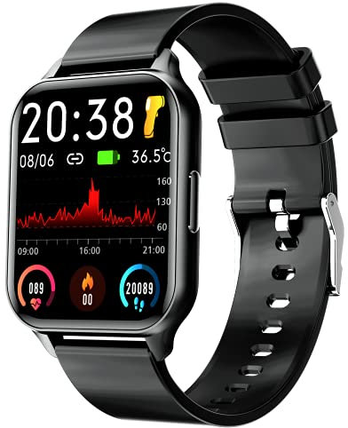 N3 ZELEK Pulse Oximeter Smart Watch Blood Pressure Monitor Fitness Tracker Smart Band LARGE BATTERY Waterproof 50m Full Touch Screen Heart Rate Monitor Activity Tracker Sleep Monitor Women Smartwatch