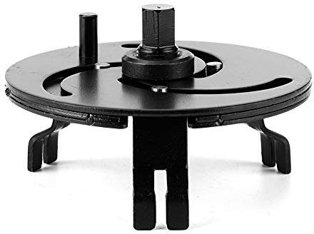 Schraubenschlüssel des Kraftstoffpumpenmoduls | 100-170mm Verstellbarer Kraftstoffpumpendeckelschlüssel | 3 Backen Tankdeckel Ölpumpendeckel entfernen Werkzeug